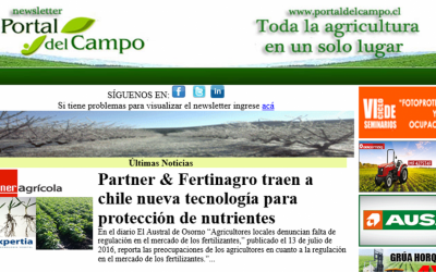 Agrícola : Nueva tecnología de Partner se alinea con regulaciones del SAG
